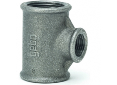 T-kus čierny redukovaný 130 2"x1/2"