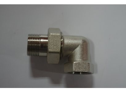 Šrobenie chrómové rohové 3/8" niklované