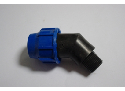 PE KOLENO 45° 20x3/4" ZV