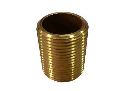 Mosadzná spojka jednozn.3/4"x70mm + 2ks Matica+tesn., prechodka T549