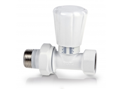 Rad.ventil priamy 1/2" BIELY