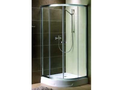 Spr.kút PREMIUM A 90x90-chróm,HNEDÉ