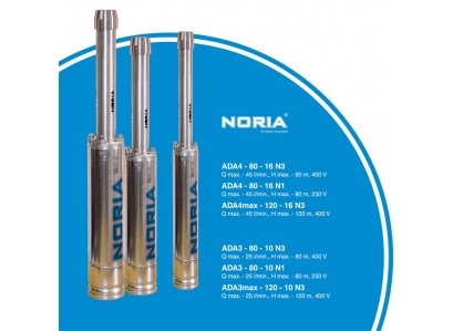 ADA4-80-16 N1, dlžka kábla 30m, Ponorné čerpadlo, 230V NEREZ