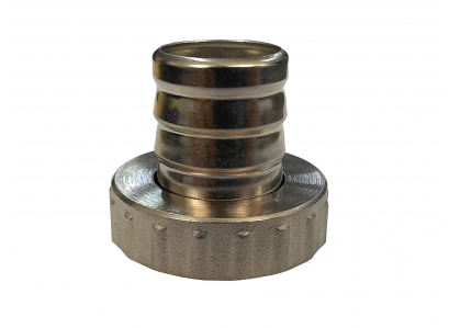 Prip.na hadicu ZD 1"x20mm pochr.mosadz